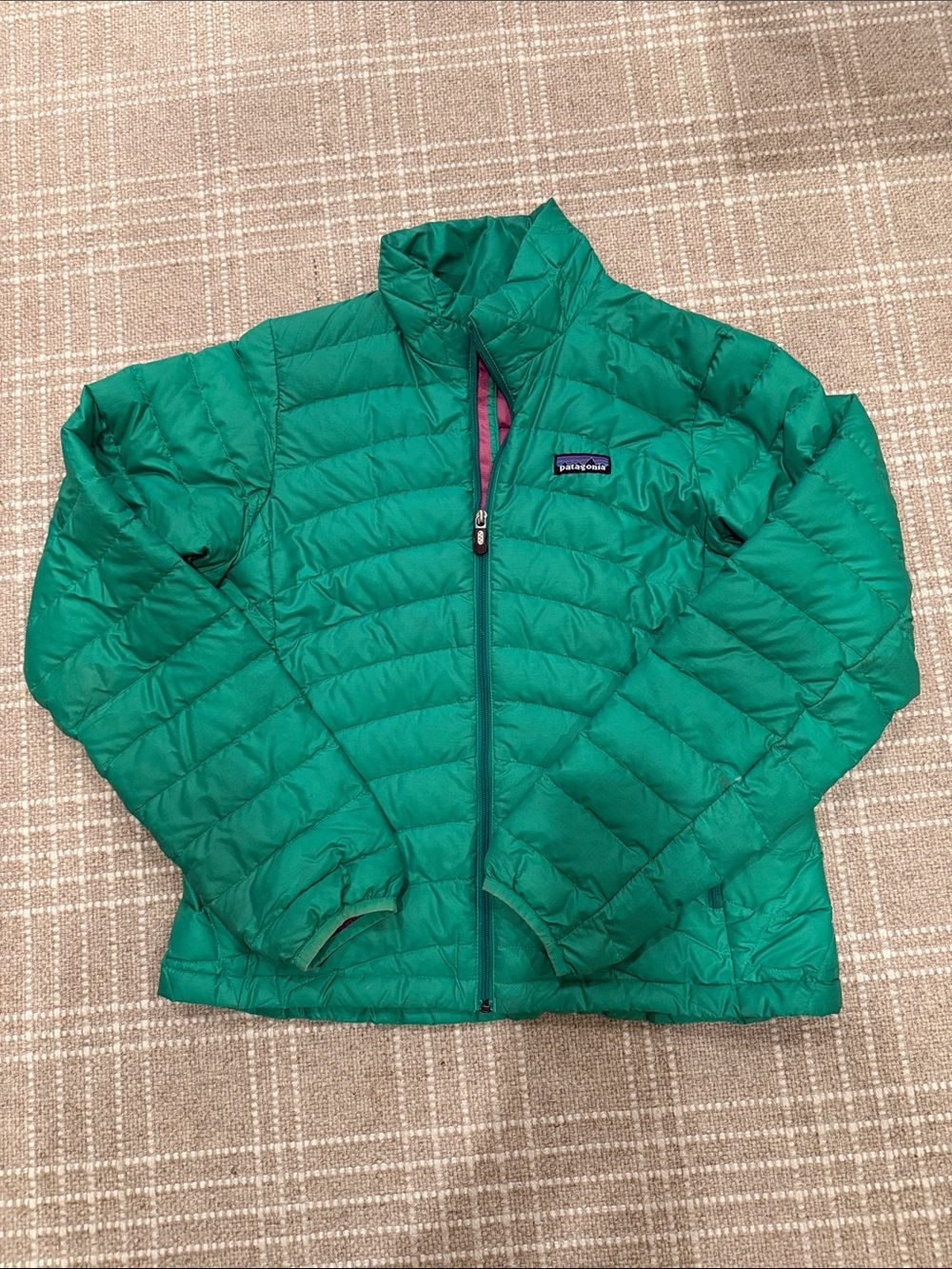 Patagonia Emerald Quilted Down Jacket